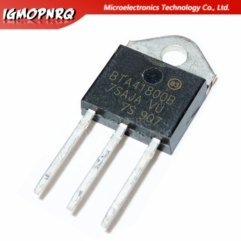 5pcs BTA41-800B BTA41800B BTA41-800 BTA41 Triacs 40 Amp 800 Volt TO-3P nouveau original