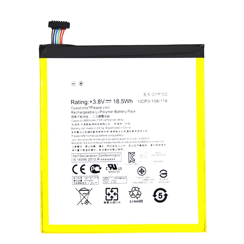

Аккумулятор C11P1502 для телефона ASUS ZenPad 10 Z300C Z300CL Z300CG мобильный перезаряжаемый аккумулятор