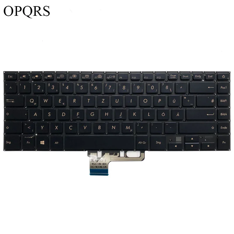 German Laptop keyboard for ASUS ZenBook UX530 UX530UX UX530UQ UX550 UX580 Backlit GR Keyboard