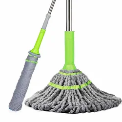 Mop Household Hand-washing Rotating Self-twisting Water Mop Self Cleaning Mop and Bucket Mops Floor Cleaning Cleaning Spin Mop