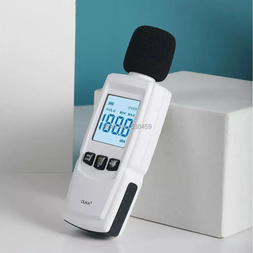 Youpin high-precision decibel meter 30-30dB data retention high-definition backlight automatic shutdown noise meter smart sensor