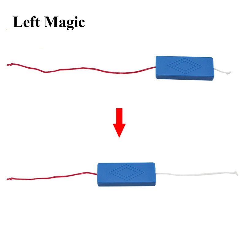 Magic Rope Change Color (Red White) Magic Tricks Mysterious Box Magic Toy For Chlidren Classic Close Up Street Magic Props