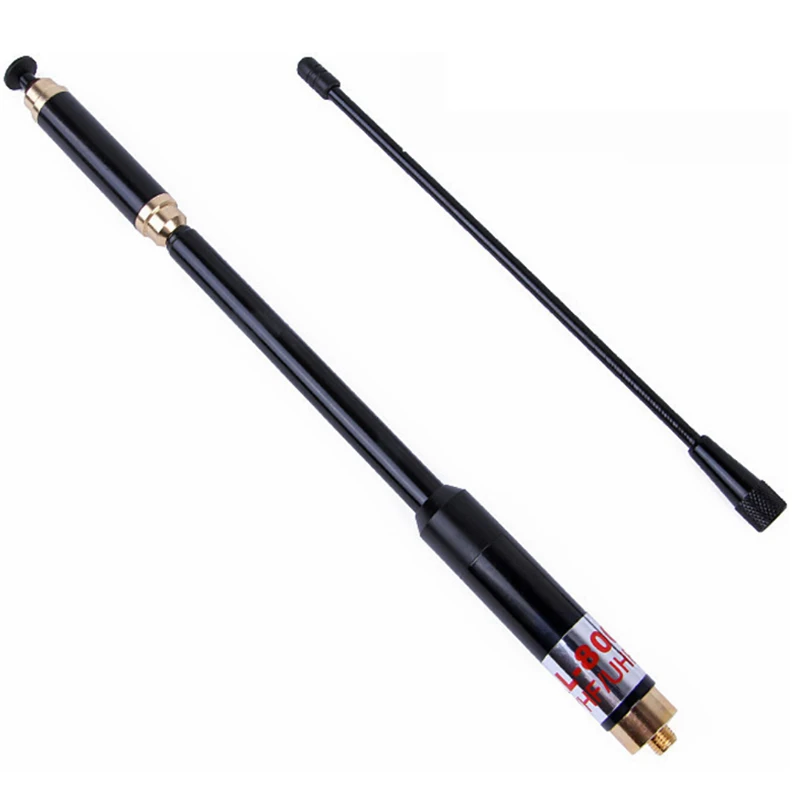 High Gain Telescopic Antenna, AL-800, 144 MHz, 430MHz, Super High Quality, Fit for PRYME, Kenwood, HYT, BAOFENG, UV5R, BF-888S