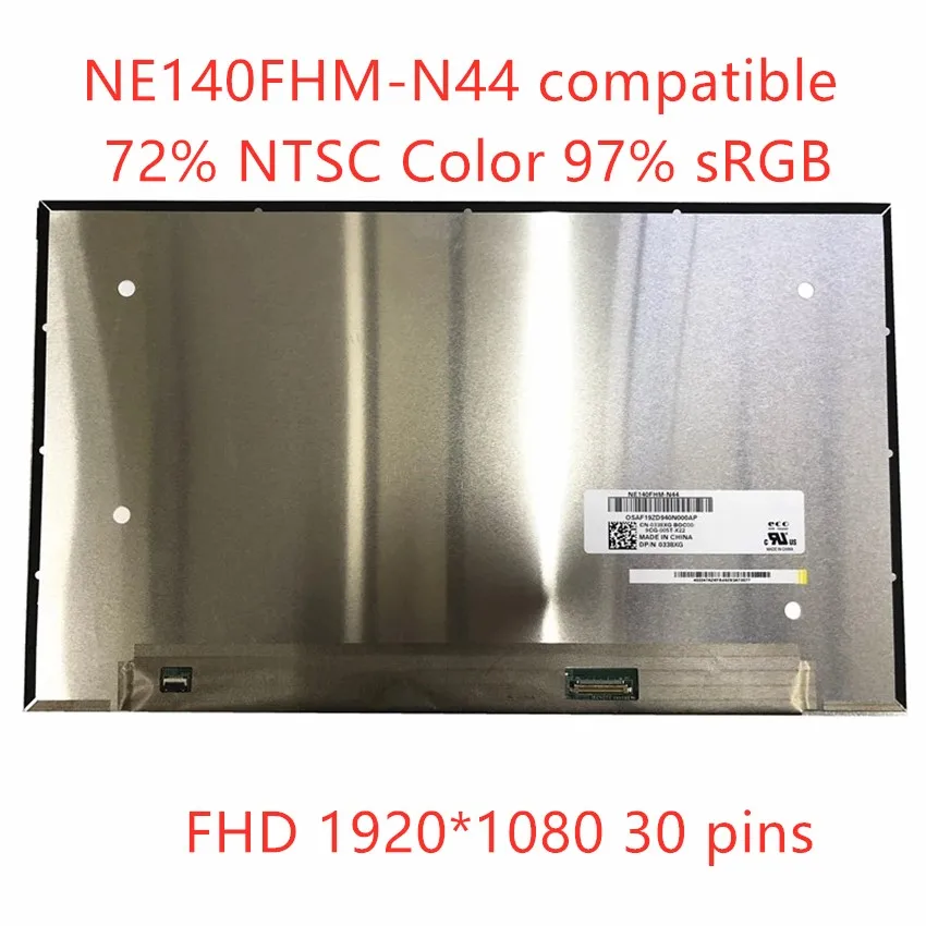 

Free shipping NE140FHM-N44 NF140FHM-N44 IPS 14.0" FHD LCD LED display Screen Replacement Panel For Dell 1920x1080