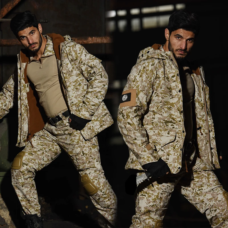 Chaqueta polar camuflaje táctico militar para frío y carga exterior - imagen 5