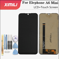 5.71 Inch For Elephone A6 Mini LCD Display and Touch Screen Digitizer Assembly Replacement + Tools + Adhesive For ElephoneA6Mini