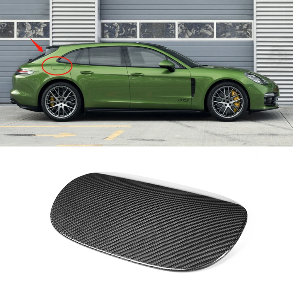 

1 шт., крышка для топливного бака из углеродного волокна для Porsche Panamera 971 2017 2018 2019