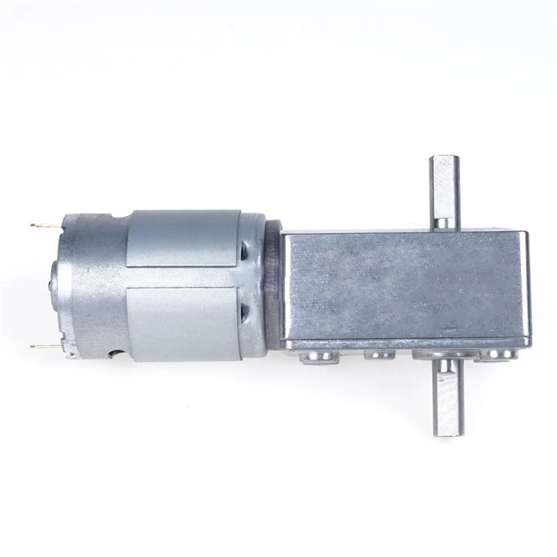 

JGY385 Double Shaft Worm DC Gearmotor Speed Reduction Motor Self-locking 12V 24V DC 8~214 RPM 1~30 KG.CM 385