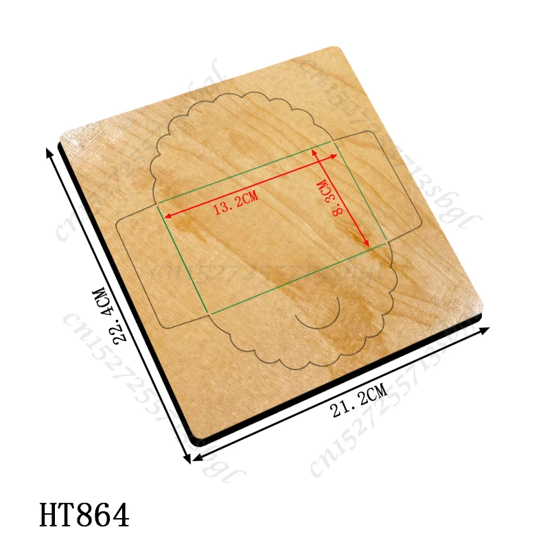 Envelop Stansmessen-Nieuwe Stansen En Houten Mal, HT864 Geschikt Voor Gemeenschappelijke Stansen Machines Op De Markt.