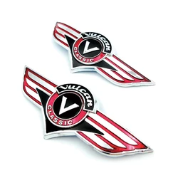 New Motorcycle 3D Chrome Gas Tank Emblem Badge Decals Sticker For Kawasaki Vulcan VN Classic VN400 VN500 800 1500 1600 1700 2000