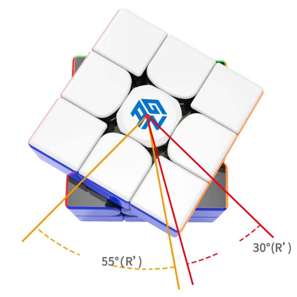 Original GAN 356 R S 3x3 Cube Professional Speed Cube Puzzle 356R S Magic Cube 3x3 Cubes Gan 356rs Educational Toys For Children