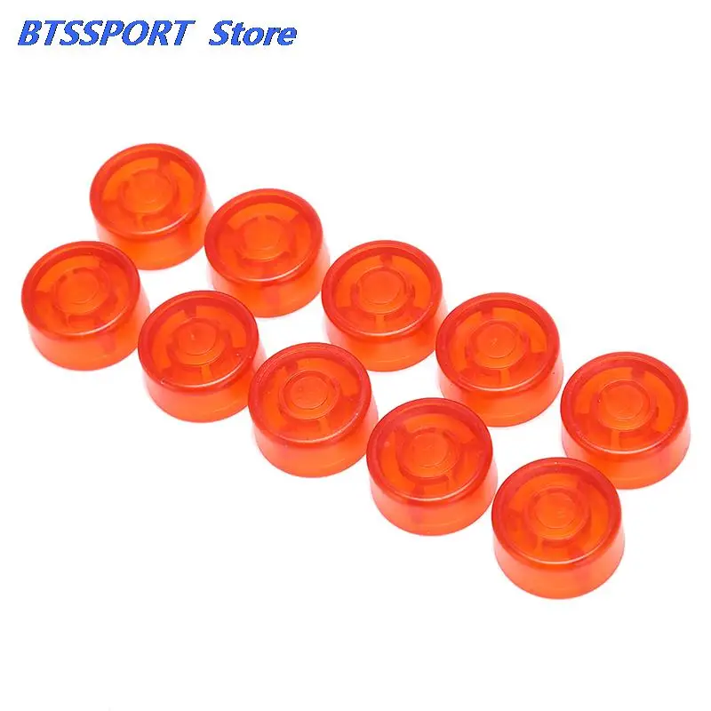 10Pcs/pack Electric Guitar Effect Pedal Foot Nail Cap Amplifiers Candy Color Foot Switch Toppers Knob Accessories