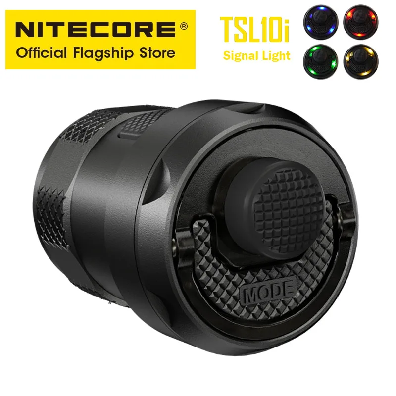 

NITECORE TSL10i Signal Light Tailcap Police Warning Flashing Multi-light Source LED Lamp Flashlight i4000R P20iX P30i P20i P10i