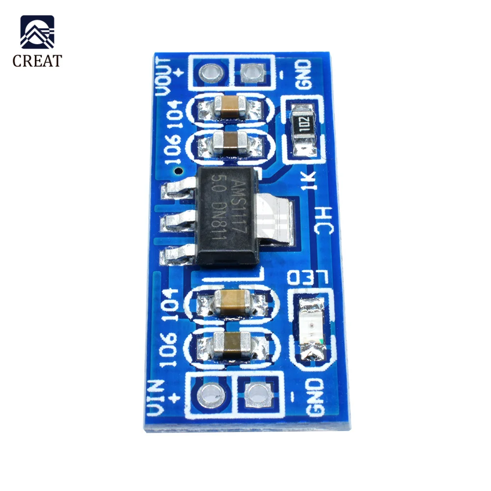 Понижающий преобразователь питания, DC 6,0-12 В в 5 В