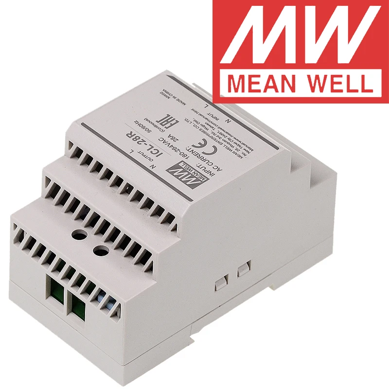 Original Mean Well ICL-28R meanwell DIN Rail 28A AC Inrush Current Limiter to reduce the high starting current