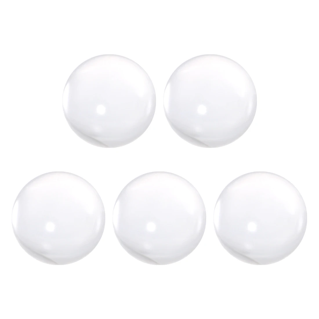 Uxcell 5Pcs sfera acrilica sfera in Plexiglass ornamento sfere solide per la decorazione domestica trasparente 30mm