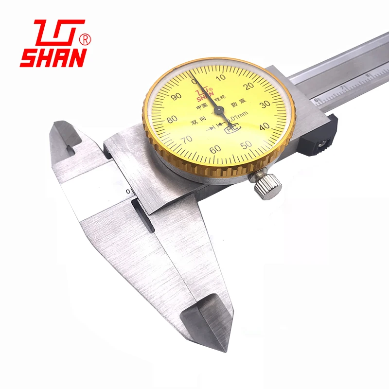 Dial calipers 0.01mm High precision stainless steel vernier with table caliper 0-150 0-200 0-300 mm caliper dial vernier caliper