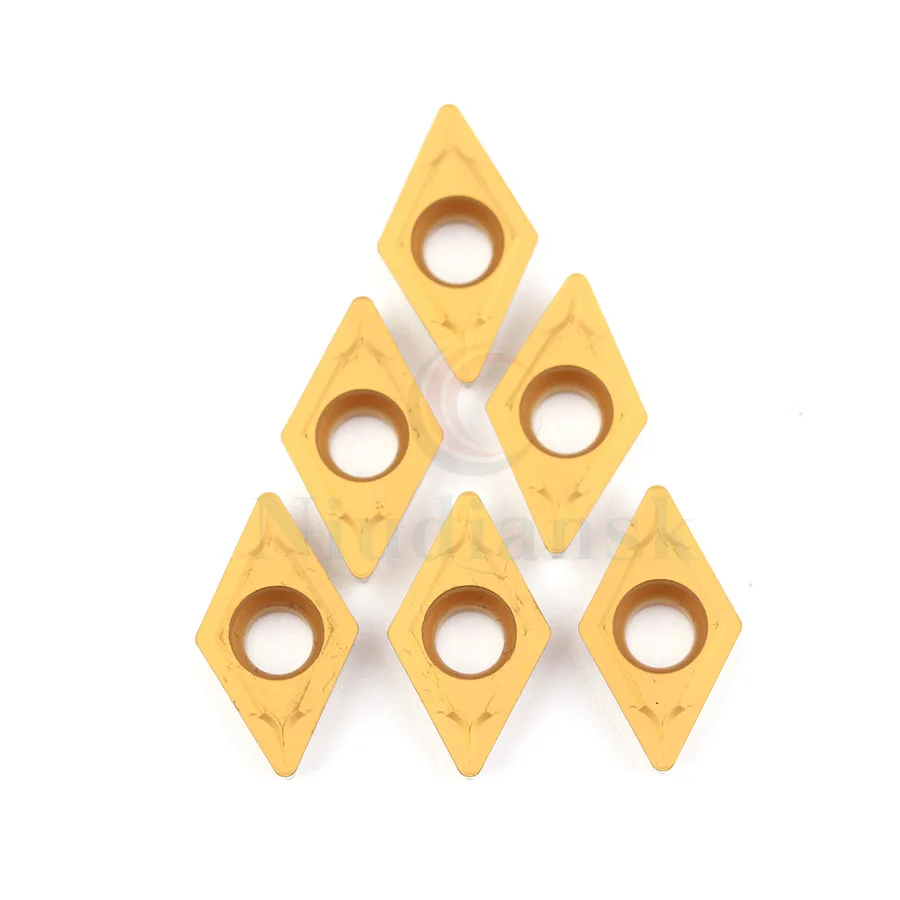 10PCS DCMT11T304 DCMT11T308 LF9018 di alta qualità inserto in metallo duro utensile di tornitura interna CNC strumento tornio, per la lavorazione di parti in acciaio
