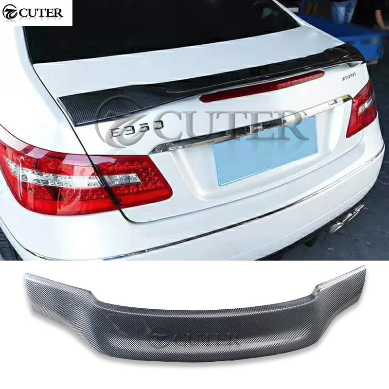 

W207 r Stlye Carbon Fiber Rear Wings Trunk Lip Spoiler for Mercedes Benz W207 Coupe E350 E300 E200 E260 Body Kit 10-15