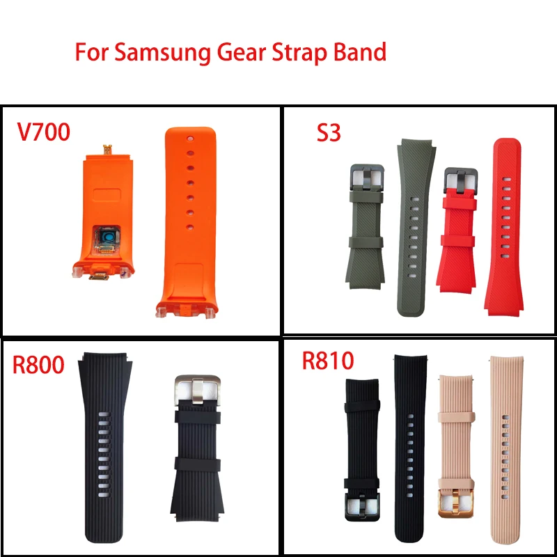 New Watch Band Silicone Strap For Samsung Galaxy Gear V700 / Gear S3 / Gear S4 R800 R810