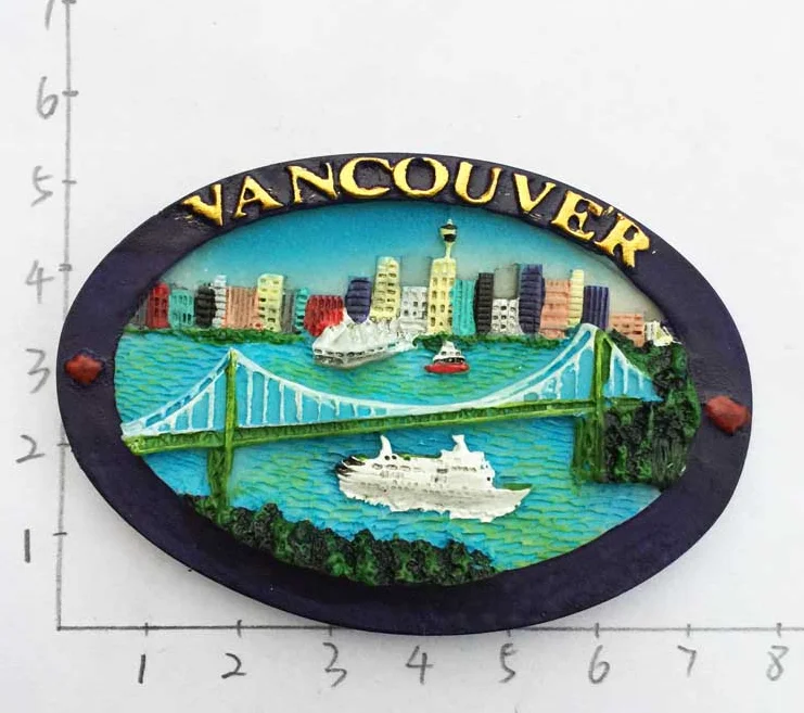 Canada Vancouver Huashimen bridge    Fridge Magnet home decoration