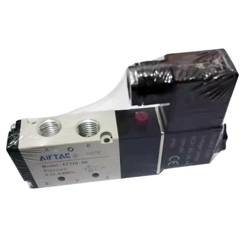 Cylinder Original Genuine Two-position Five-way Solenoid Valve 4V210  pneumatic cylinder