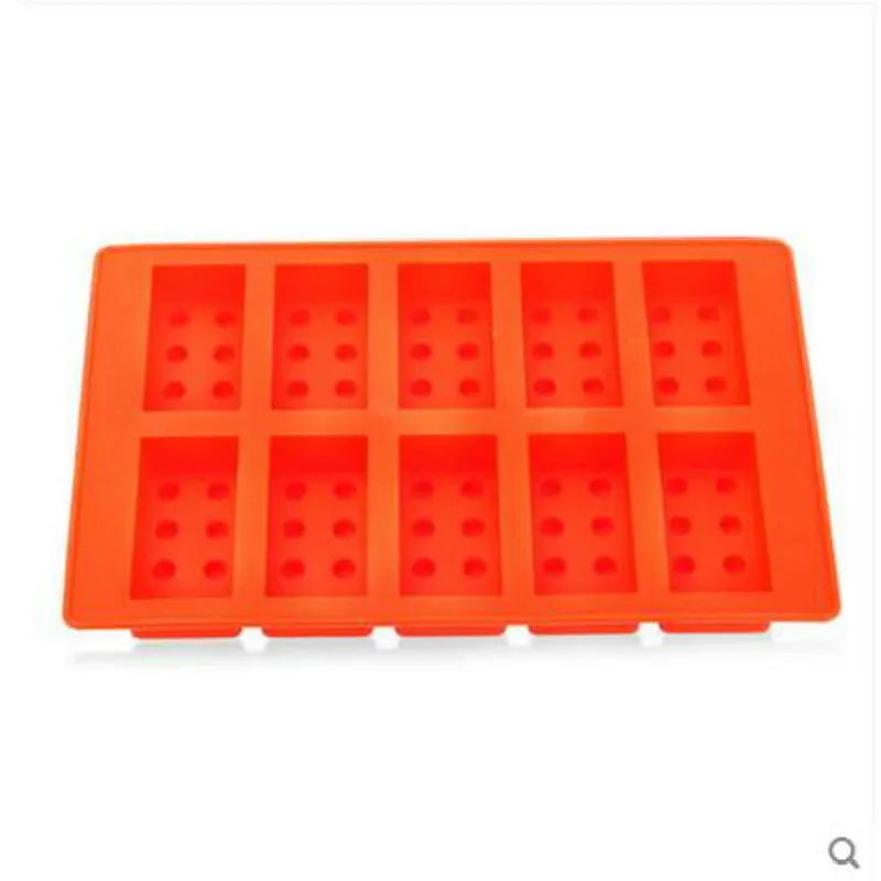 DIY Baking Mold Cooking Bricks Ice Mold, Freeze Silicone Ice Chocolate Moulds Cream Cube Tray Mold