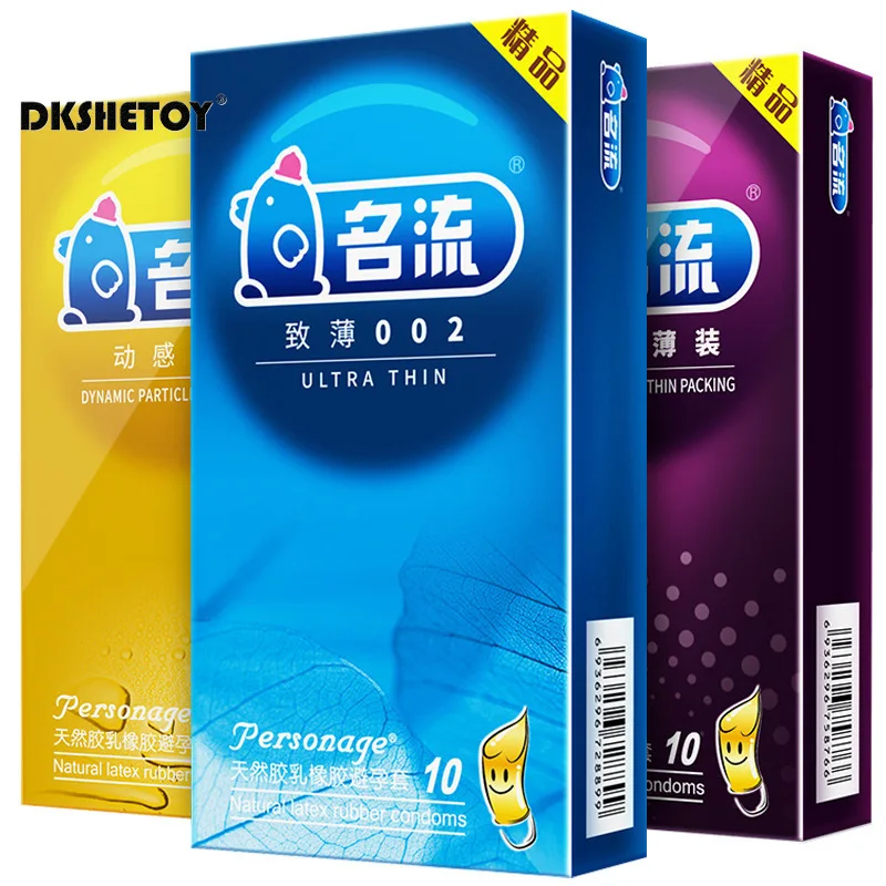 Personage condoms for g spot Lubrication delay ejaculation Latex Ultra Thin dotted ribbed condoms multipack Contraception