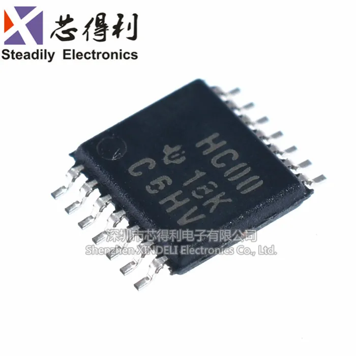 10 sztuk/partia oryginalny SMD 74hc00pw TSSOP-14 układ logiczny i wejście non-gate 2