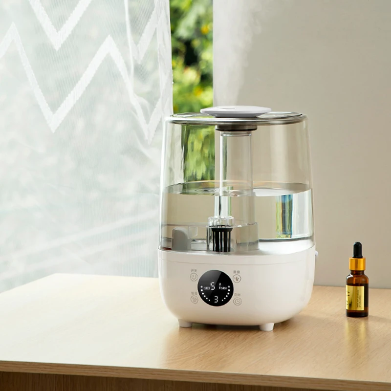 

Smart Air Humidifier 3000ML with Remote Control Timer Double Mist for Home Office Essential Oil Aroma Diffuser Adjustable fogger