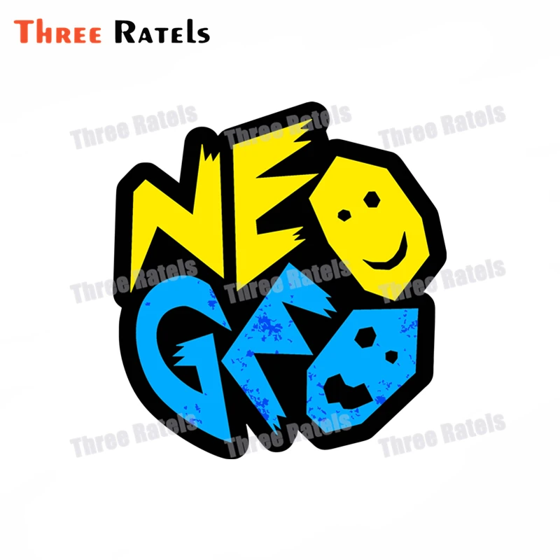 Three Ratels F686 For Neo Geo Round Sign Car Stickers Waterproof Surfboard Decal Windows Scratch Proof Anime Styling