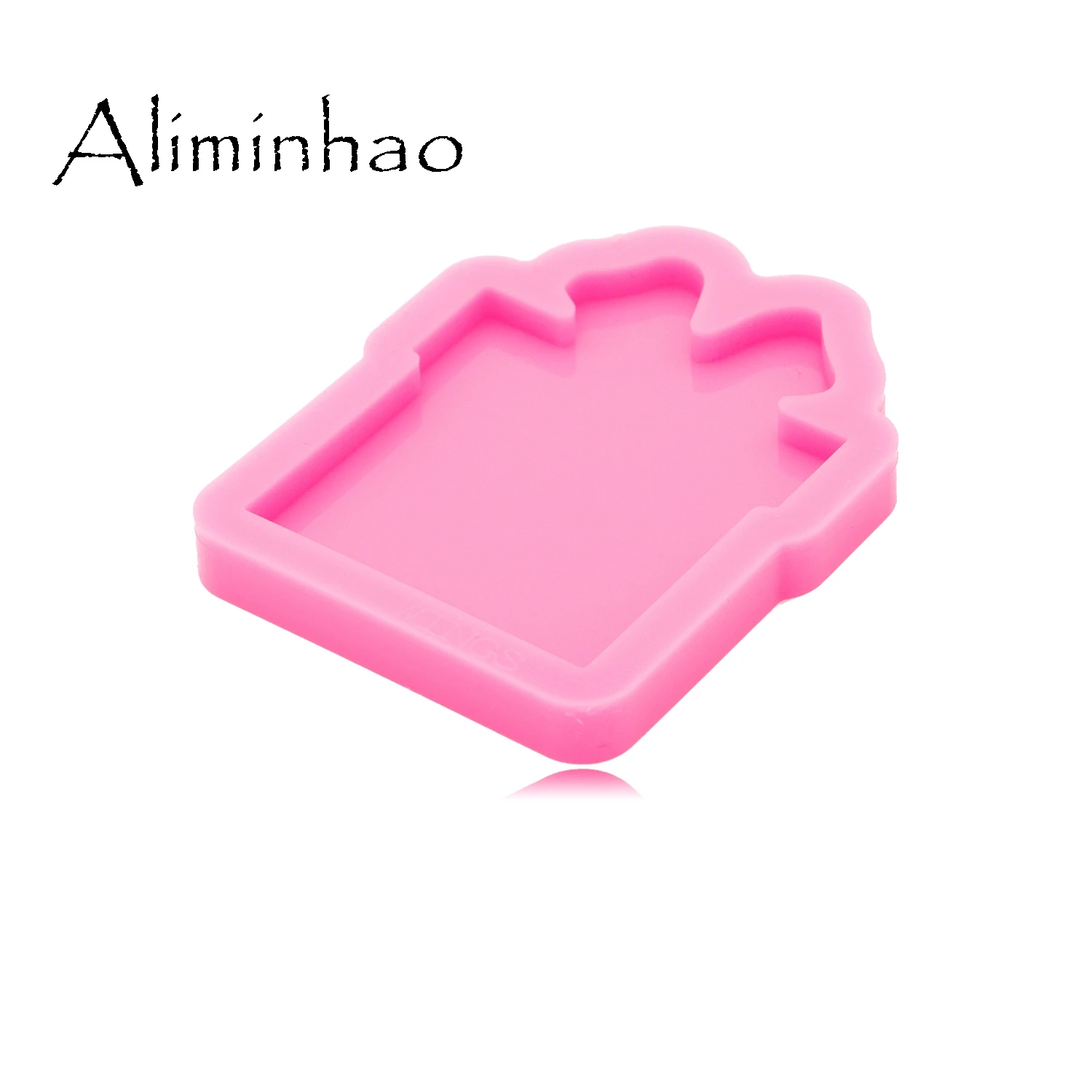 DY0329 Shiny Christmas Gift Fits on A 1.5 Inch Badge Reel Silicone Mold - Epoxy Craft Resin Molds - DIY  Handmade Jewelry Mold image 5