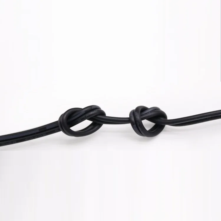 5M UL2468 Black White 2pins PVC Wire 28AWG ~ 16AWG Insulated Double Core LED Lamp Copper Line Monitor Extend Power Cable