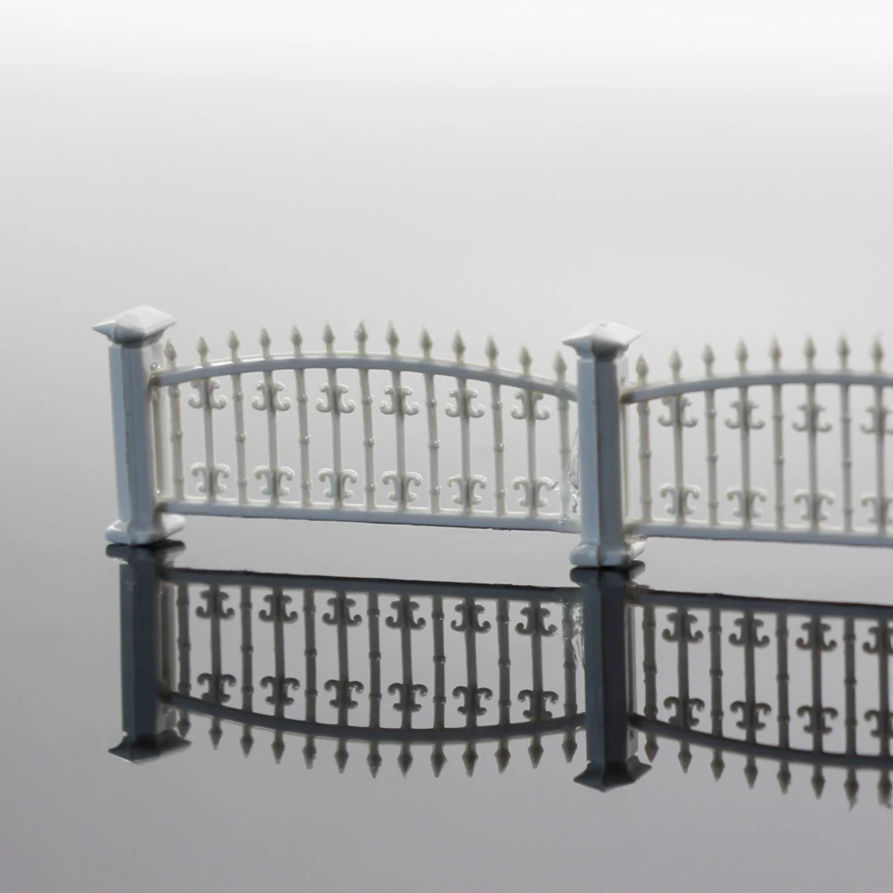 1 Meter Model Railway N Z Scale 1:160 Building Fence Wall White Architectural LG20003