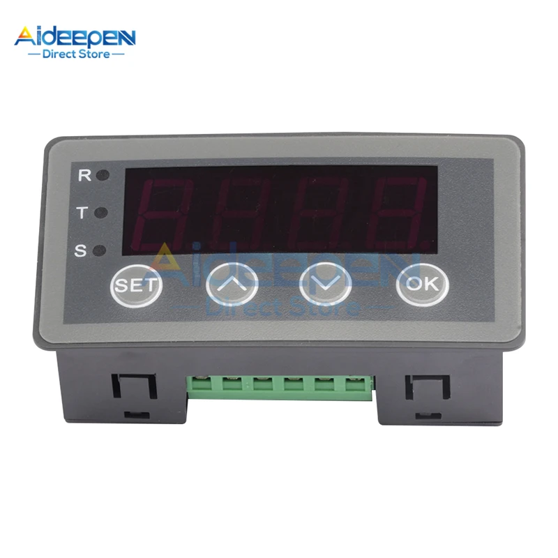 LED Digital Display Meter 0-10V 0-20mA 2-10V 4-20mA Analog Input Display Table Digital Display Head Relay Output/RS485 Output