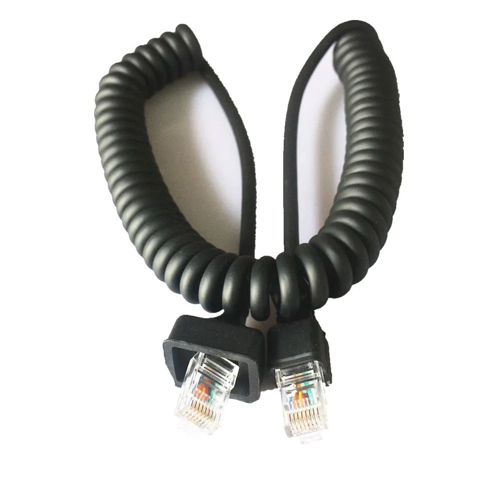 2pc New 8 Pin Mic Microphone Cable Cord For Kenwood Radio TM-261A TM-461A TM-D710A TM-281A/481A TK-868G