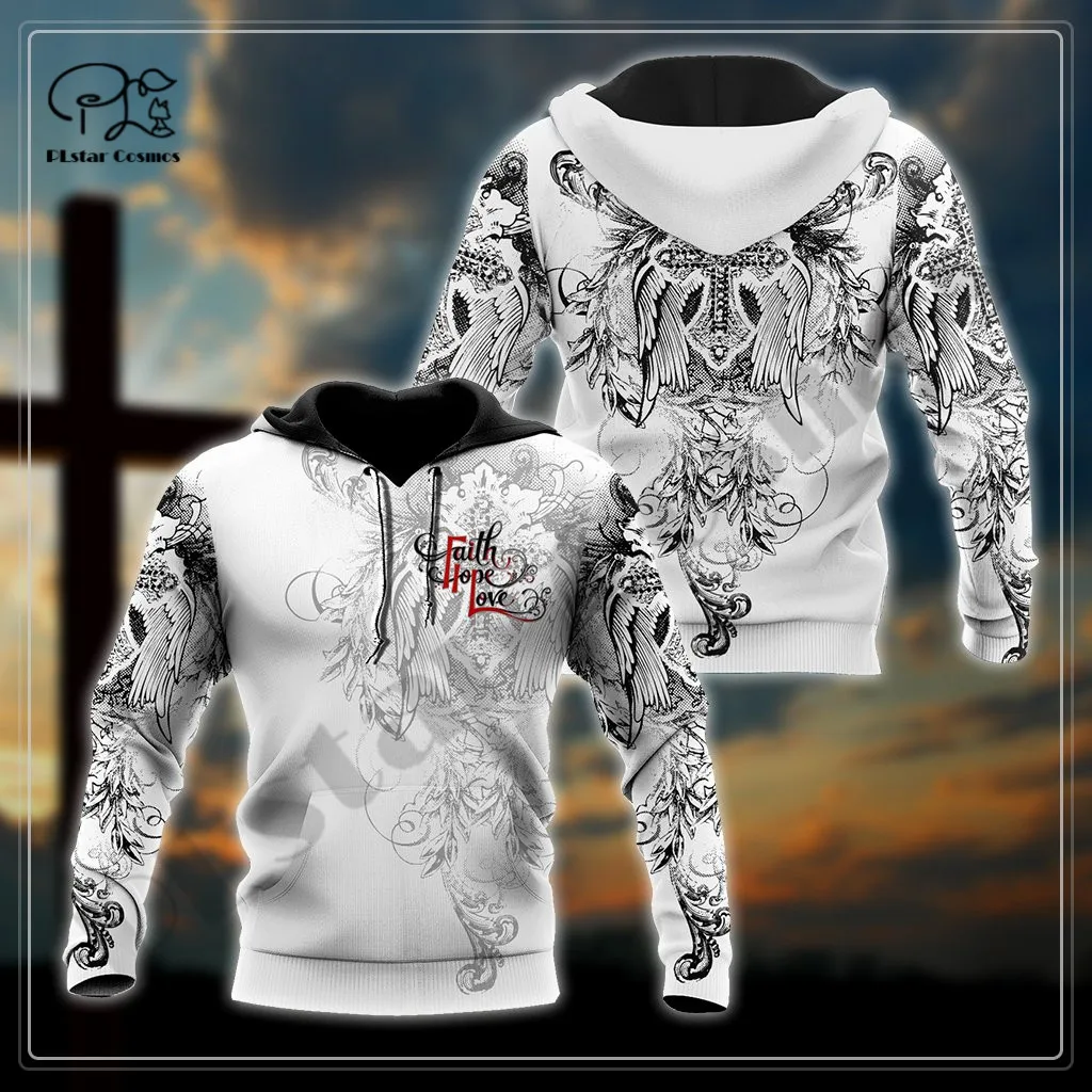 

PLstar Cosmos 3Dprinted Newest Jesus Cross Art Harajuku Streetwear Unique Funny Unisex Casual Sport Hoodies/Sweatshirt/Zip Q-9