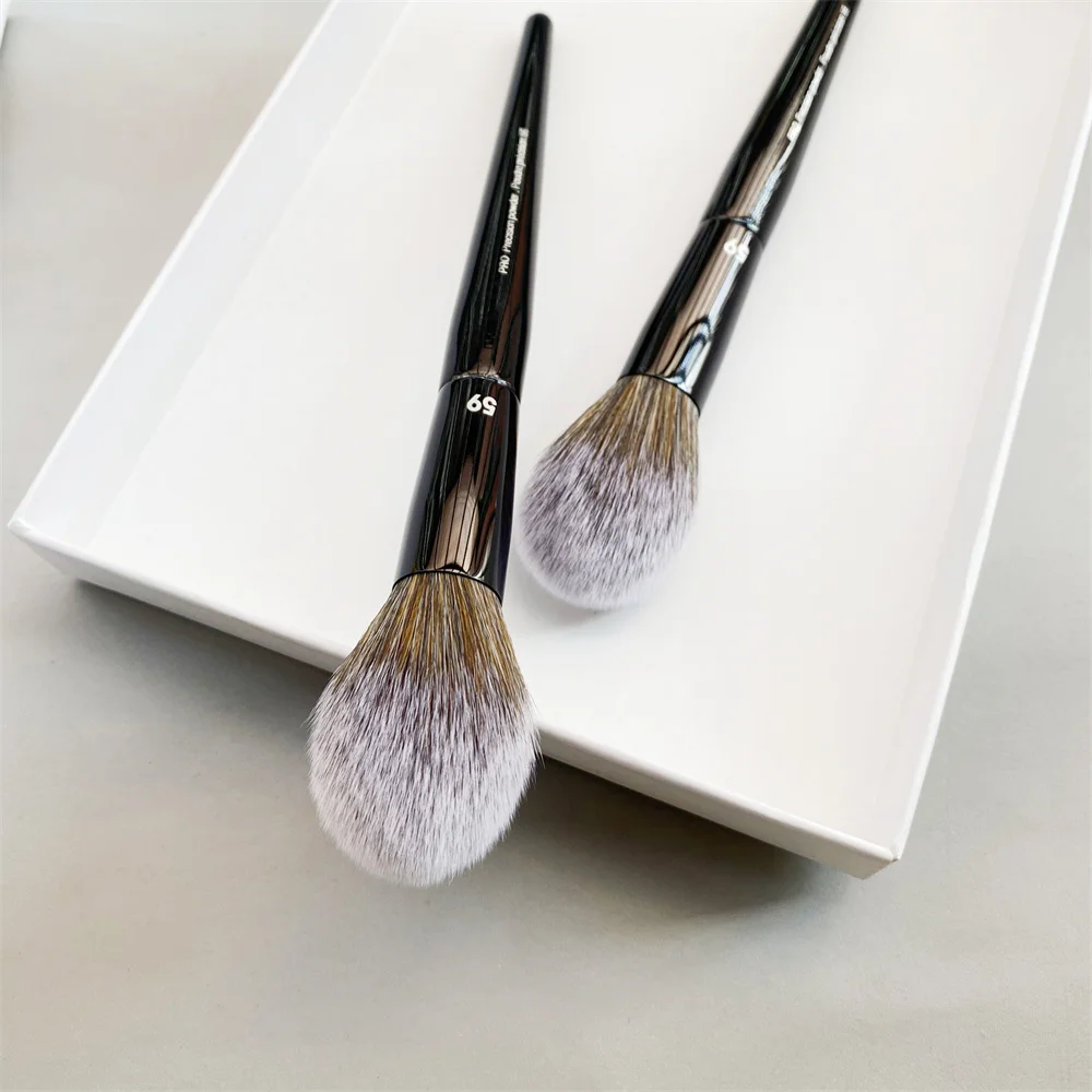 PRO Powder Makeup Brush #59 - Round Tapered Powder Foundation Setting Cosmetics Brush Beauty Tools