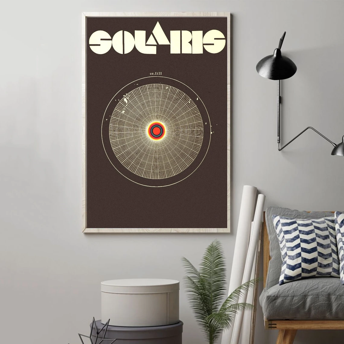 

Solaris, 1972, научная фантастика, плакат, печать на холсте, настенная живопись, украшение для дома (без рамки)