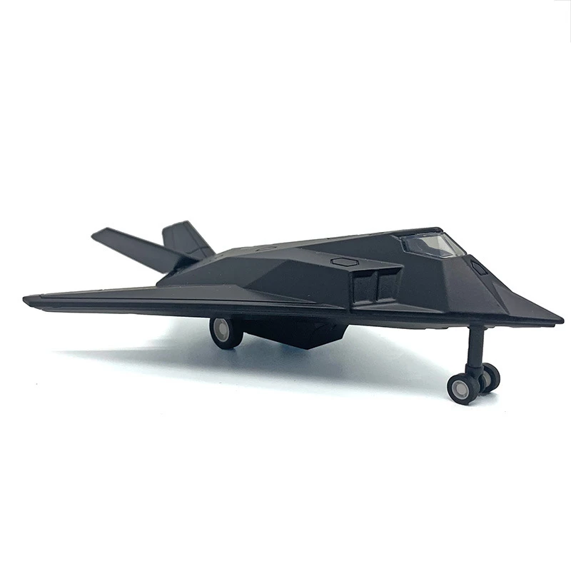 Military Model Toys F117 F-117 stealth fighter Nighthawk Fighter Diecast Metal Model Toy Pull Back For Kids Gifts Collection