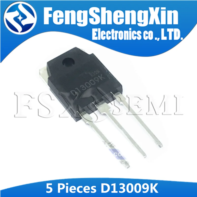 5pcs D13009K TO-3P D13009 TO3P 13009K  POWER TRANSISTOR