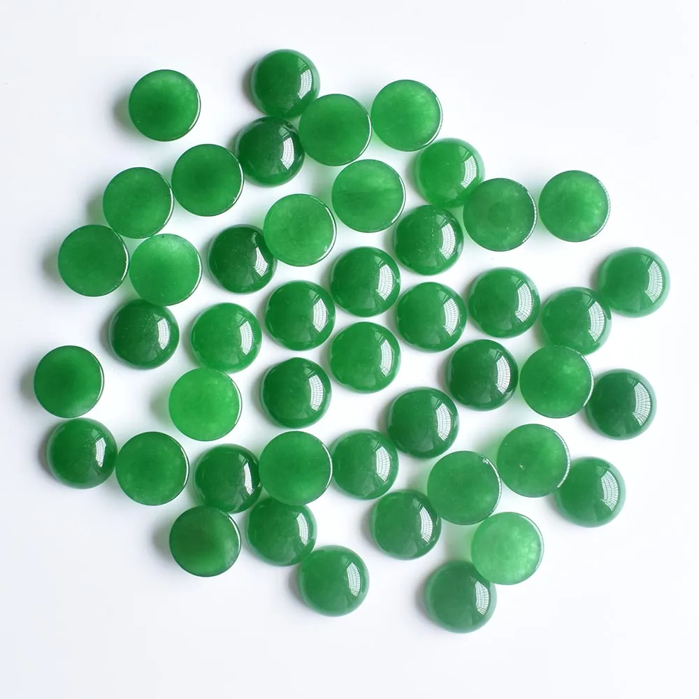 Modische, hochwertige gemischte runde CAB-CABOCHON Natursteinperlen für Schmuckzubehör, 12mm, Großhandel, 50 Stück/Lot, kostenloser Versand. – Detail 10