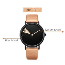 Women's Rotating Leather Band Watch #4