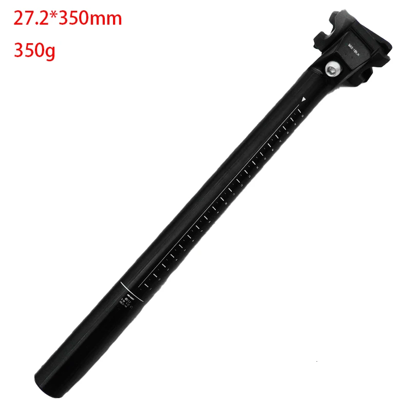 

ZOOM Bicycle seatpost 27.2 350mm Long fixed gear MTB Mountain Road Bike Aluminum alloyExtension Seat post Tube Saddle pole