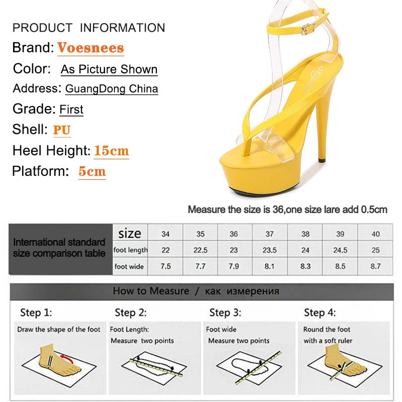 Flip-flops Ladies Stripper Heels Shoes Woman Platforms 15cm High Heels Sandals Women Sexy Wedding Shoes Modern Sandals Dresses