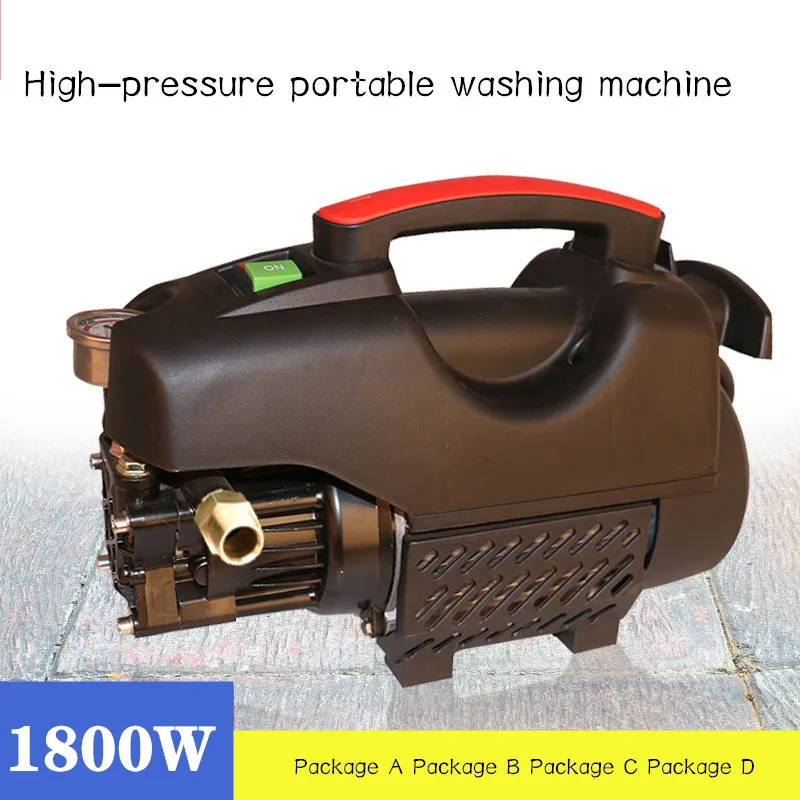 Automatic High-pressure portable washing machine Car Washing Machine Home Use 220V Small Car Washing Pump