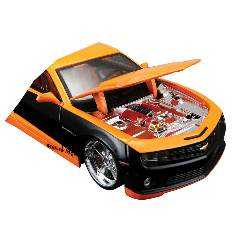 Maisto 1:24 2010 Chevrolet Camaro SS Assemble Model kits Assembly line  die-cast precision model car Model collection gift