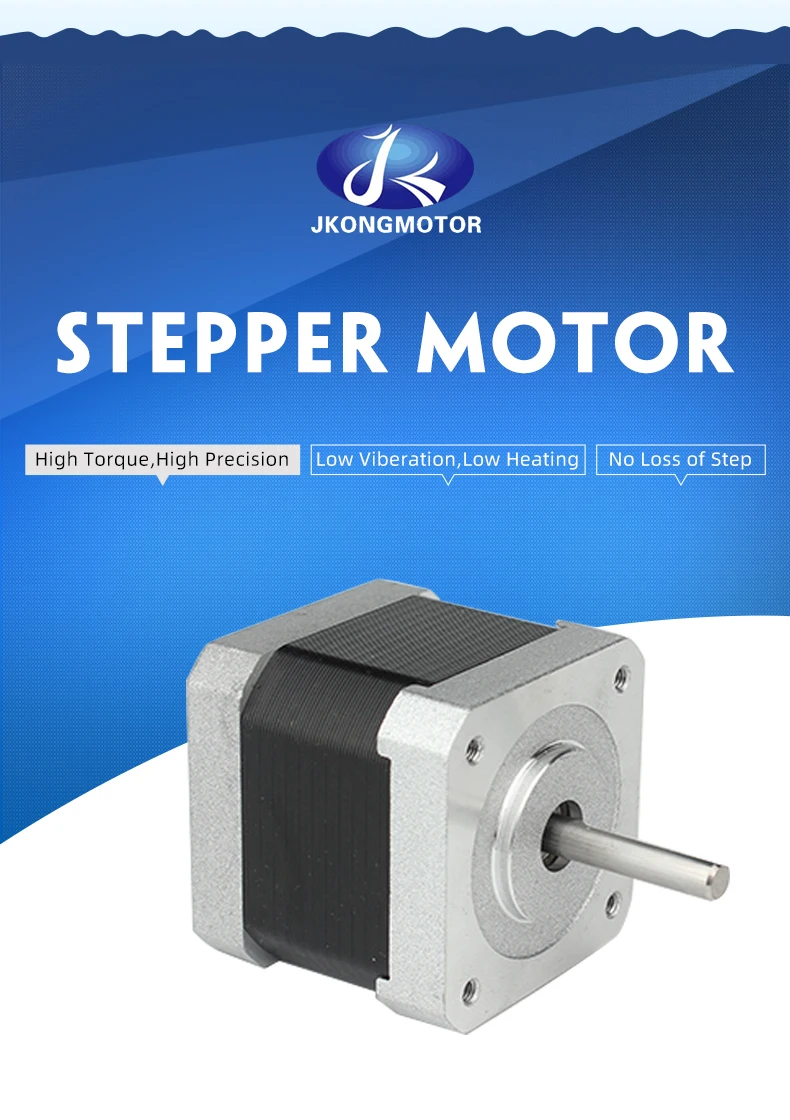 Jkong motor 0,9 grad schritt schritt schrittmotor nema 17 jk42hm48 44ncm 0,5a 48mm 4-adrig diy cnc 3d drucker – Detail 1