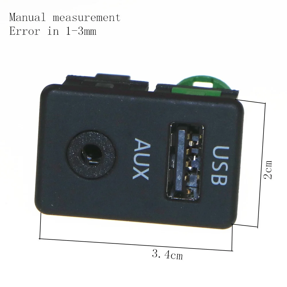 RCD510 RCD310 USB AUX Schalter Audio-Eingangsbuchse für Golf 5 MK6 Passat B6 B7 Beetle Polo CC Touran Scirocco 3CD 035 249A – Detail 9