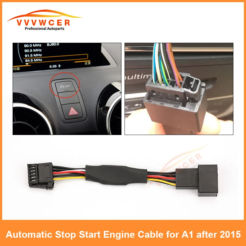 Automatic Stop Start Engine System Off Device Control Sensor Plug Stop Cancel Cable for Audi A1 S1